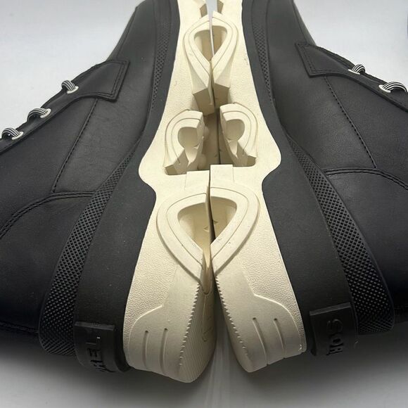 Sorel Brex Lace-Up Waterproof Bootie Heel Cozy Lace BLK Boots Women Size 9 NWB - Picture 8 of 12